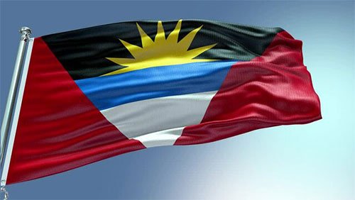 Antigua and Barbuda Waving Flag